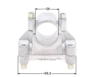 Valdymo laikiklio tvirtinimas NAC 26 mm marketinėms krūmapjovėms