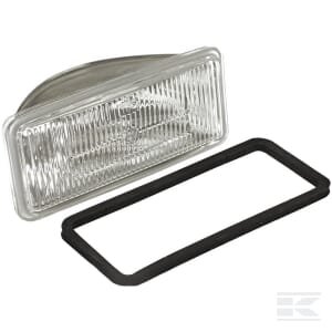 Darbinių žibintų prožektorius halogeninis, stačiakampis, skaidrus, 139,4x63 mm, Vapormatic VPM3732