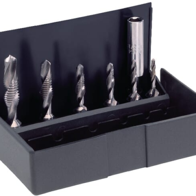 Kombinuotų antgalių ir sriegiklių rinkinys 1/4", HSS-G 67200VOL