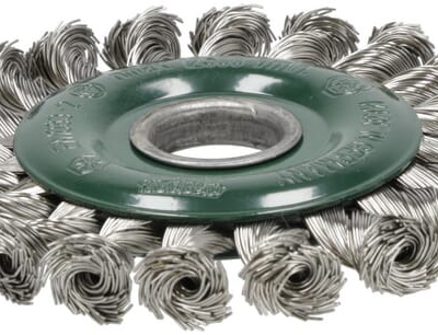 Nerūdijančio plieno vielinis šepetys 115 mm 2631351