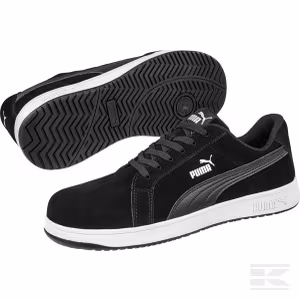 PUMA apsauginiai batai Iconic Suede juodi 64001042