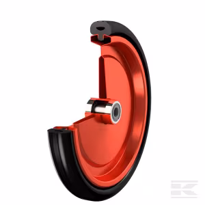 Pusiau pneumatiniai ratai sukomplektuoti 360x50 SPW36050LR