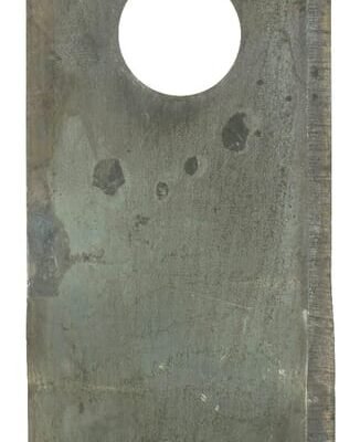 Dešinysis šienapjovės peilis (RH), 94 × 48 × 3 mm, skylė Ø19 mm, tinka Claas, 25 vnt. pakuotė, 0001043400KR