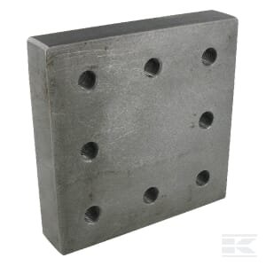 Privirinama tvirtinimo plokštė 130x130 mm, 8x M20 645030