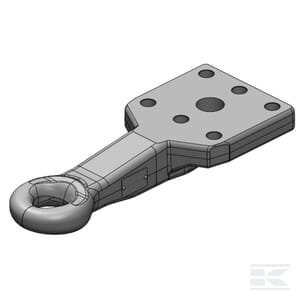 Vilkimo kilpa Ø40mm 130x115, horizontalus flanšas 00655510A02