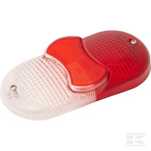 Lempos stikliukas, skaidrus/raudonas/gintarinis, stačiakampis, galinis/kairys, Cobo 212440200