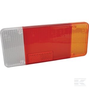 Žibinto lęšis, skaidrus/raudonas/gintarinis, stačiakampis galinis/dešinys, Cobo 250120001