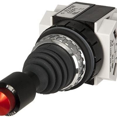 Valdymo svirtis (joystick), 4 padėčių, 4 fiksuojamos, su blokavimu, 2 NO + 2 NC 030MPPPPNB