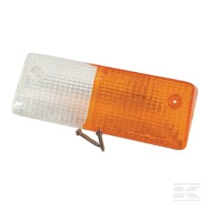 Žibinto stikliukas, skaidrus/gintarinis, stačiakampis, kairės pusės, Cobo 3158200