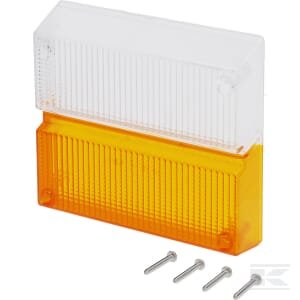 Žibinto stikliukas, skaidrus/gintarinis, stačiakampis, priekinis (LH/RH), Cobo 3160200