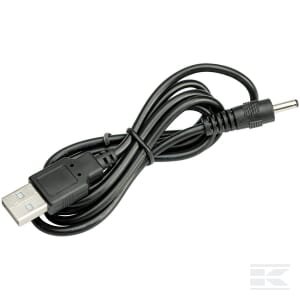 USB kabelis, juodas 035307SCAN