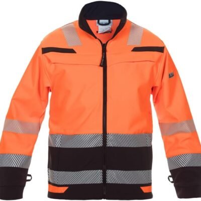 Softshell striukė Telford, Trendy Hi-Vis Line, oranžinė / juoda, dydis XL, UK 42 / EU 56, 04025985OBXL