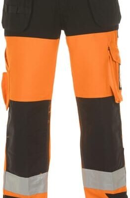 Darbinės kelnės Hydrowear Trendy High Visible Line, Hi-Vis, oranžinės / juodos, dydis 30–34", 044474OB48