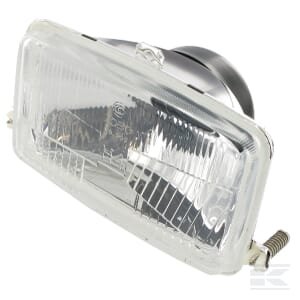 Priekinio žibinto įdėklas halogeninis, stačiakampis, skaidrus, 165x96.3mm, Cobo 509580000