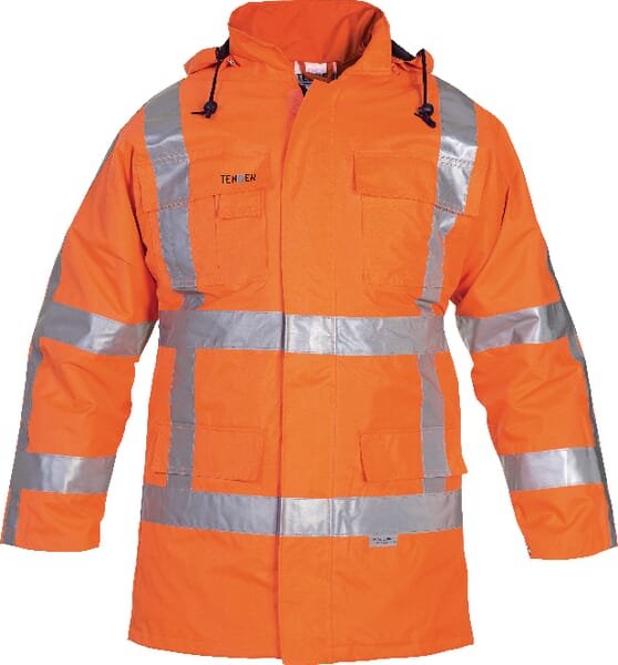 Parka Hi-Vis striukė Apollo, Tenderline, oranžinė, dydis L, UK 40 / EU 52–54, 051010L