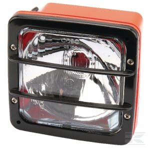 Priekinis žibintas kvadratinis, oranžinis, 140x81x81 mm, Cobo 5102000