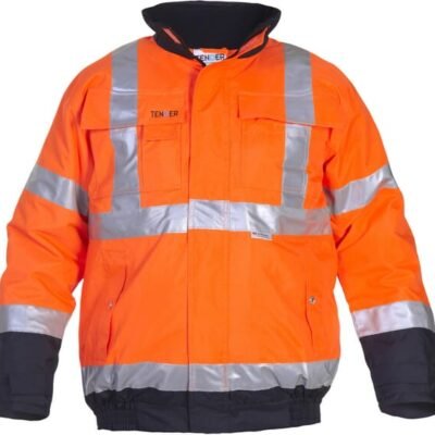 Pilot Hi-Vis striukė Helios, Tenderline, oranžinė / mėlyna, dydis XL, UK 42 / EU 56, 052000XL