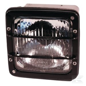 Priekinis žibintas kvadratinis, skaidrus, 140x112x112mm, Cobo 5230000