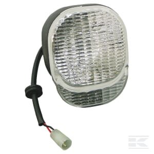 Darbinė lempa halogeninė, kvadratinė, 12V, skaidri, Cobo 5470000