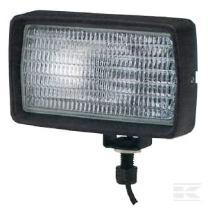 Darbinė lempa halogeninė, 55W, stačiakampė, 12V, skaidri, 96mm, AMP jungtis, Cobo 5503000