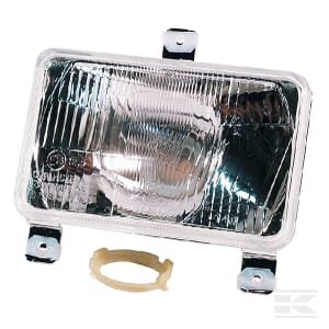 Priekinio žibinto įdėklas halogeninis, stačiakampis, skaidrus, 167x74x106.7mm, Cobo 5575000