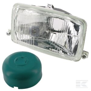 Priekinio žibinto įdėklas halogeninis, stačiakampis, skaidrus, Cobo 558010001