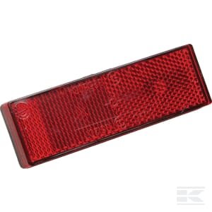 Galinė lempa, stačiakampė, raudona, tvirtinama varžtais, Cobo 620700001