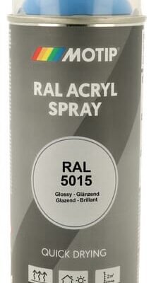 Purškiami dažai RAL 5015 dangaus mėlyna 400 g Motip 07012