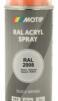 Purškiami dažai RAL 2008 raudonai oranžinė 463 g Motip 07085