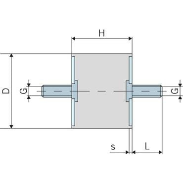 Vibracijos slopintuvas TYPE TYPE A – 3020A55 - Image 3