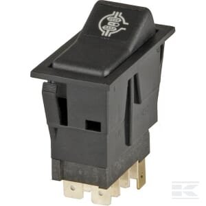 Klavišinis jungiklis I-0-(II) ON-OFF-MOM 10 kontaktų diferencialo blokavimui 1024184