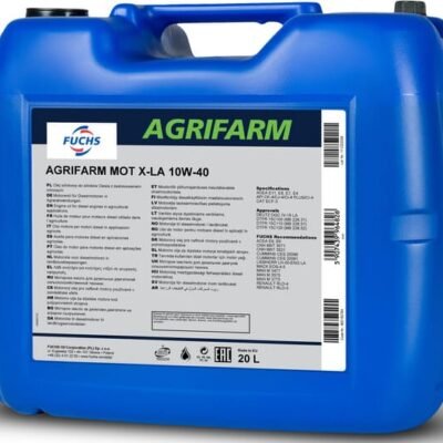 Variklio alyva 20 l sintetinė ACEA E9 E7 E6 E4 API CJ-4 CI-4 Plus CI-4 SM SAE 10W-40 MOT X-LA Agrifarm Fuchs 1074132020
