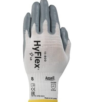Apsauginės pirštinės Ansell HyFlex 11-800, dydis 8, 11800080