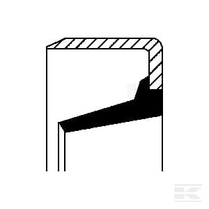 Sandariklis B1OF 50x60x4 72NBR 120717N