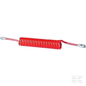 Silikoninė žarna Ø12x2, raudona, M16x1.5, L=4 m 12714527130010