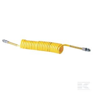 Silikoninė žarna Ø12x2, geltona, M16x1.5, L=4 m 12714527130020