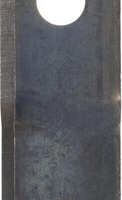 Dešinysis šienapjovės peilis (RH), 118 × 48 × 4 mm, skylė Ø19 mm, tinka Fella, 133074