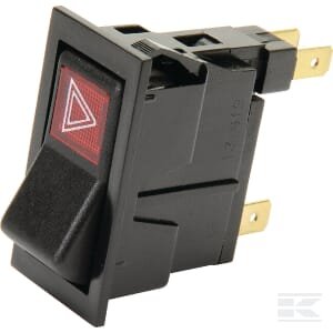 Svirtinis jungiklis 0-I išjungti/įjungti 4 kontaktų avariniai signalai 13419000