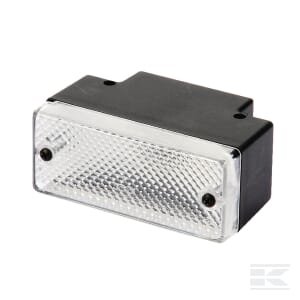 Atbulinės eigos žibintas, stačiakampis, 12/24V, skaidrus, tvirtinamas varžtais, 106x69mm, Jokon 136010000