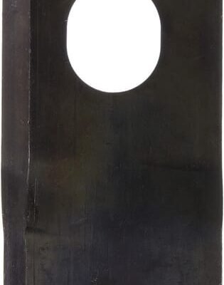 Dešinysis šienapjovės peilis (RH), 92 × 48 × 4 mm, ovali skylė 24,0 × 20,0 mm, tinka Kongskilde JF / Stoll, 25 vnt. pakuotė, 13800022KR