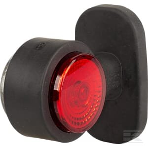 Gabaritinis žibintas LED, apvalus, 12/24V, tvirtinamas varžtais, 95x86mm, Waś 1400300293BC