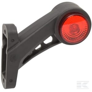 Gabaritinis žibintas RH LED, apvalus, 12/24V, geltonas/raudonas/baltas, tvirtinamas varžtais, Ø131mm, Waś 14003005810