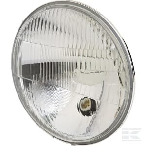 Priekinio žibinto įdėklas, apvalus, skaidrus, tvirtinamas varžtais, 155x155mm, Wesem 1400660105