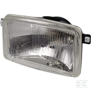 Priekinio žibinto įdėklas, stačiakampis, skaidrus, tvirtinamas varžtais, 181x80x93mm, Wesem 1400661300