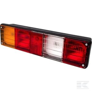 Galinė lempa RH, stačiakampė, 12/24V, geltona/balta/raudona, tvirtinama varžtais, 396x104mm, Promot 1400680610