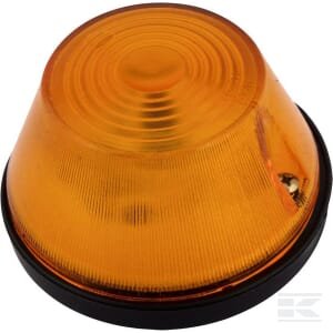 Gabaritinis žibintas, apvalus, 12/24V, geltonas, tvirtinamas varžtais, Ø91mm, Waś 1400690220