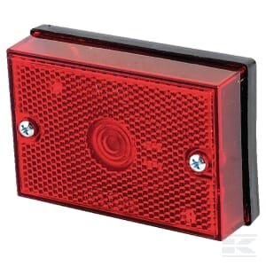 Gabaritinis žibintas, stačiakampis, raudonas, tvirtinamas varžtais, Waś 1400690410