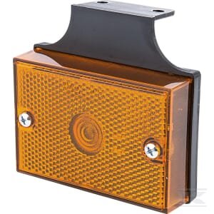 Gabaritinis žibintas stačiakampis, 12/24V, gintarinis, tvirtinamas varžtais, 86x81 mm, Waś 1400690420