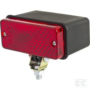 Rūko žibintas, stačiakampis, 12/24V, raudonas, tvirtinamas varžtais, 134x50x72mm, Waś 1400696699Z