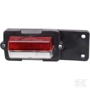 Gabaritinis žibintas, stačiakampis, 12/24V, balta/raudona, tvirtinamas varžtais, 137x30x49mm, Waś 1400698140
